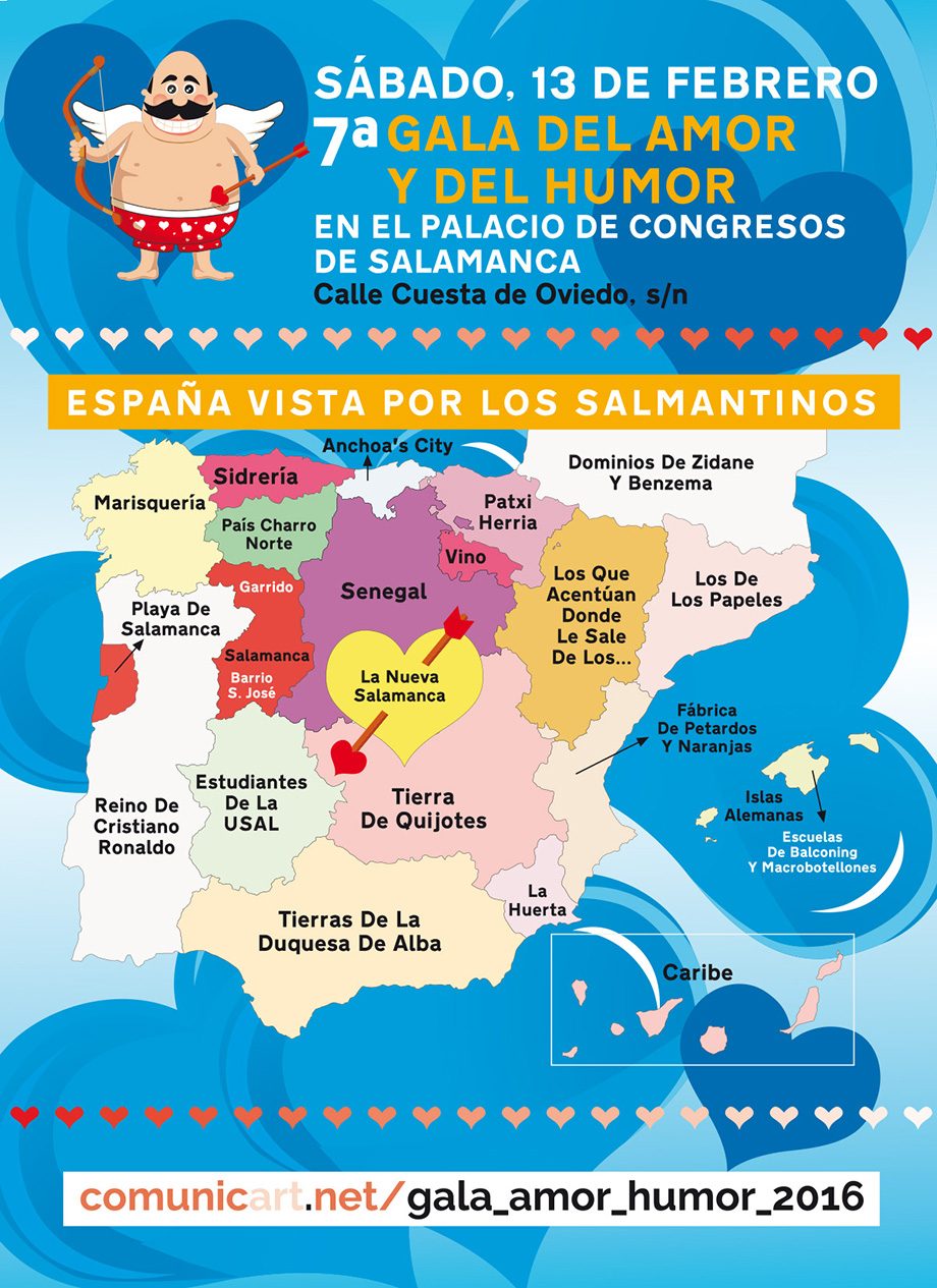 Dedicatoria 7ª Gala Amor Humor Salamanca 2016